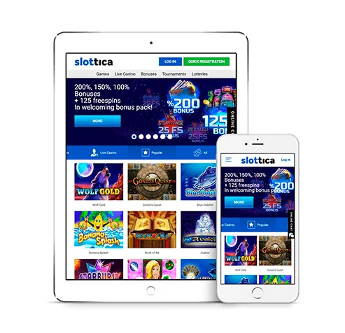 Mobil casino Slottica