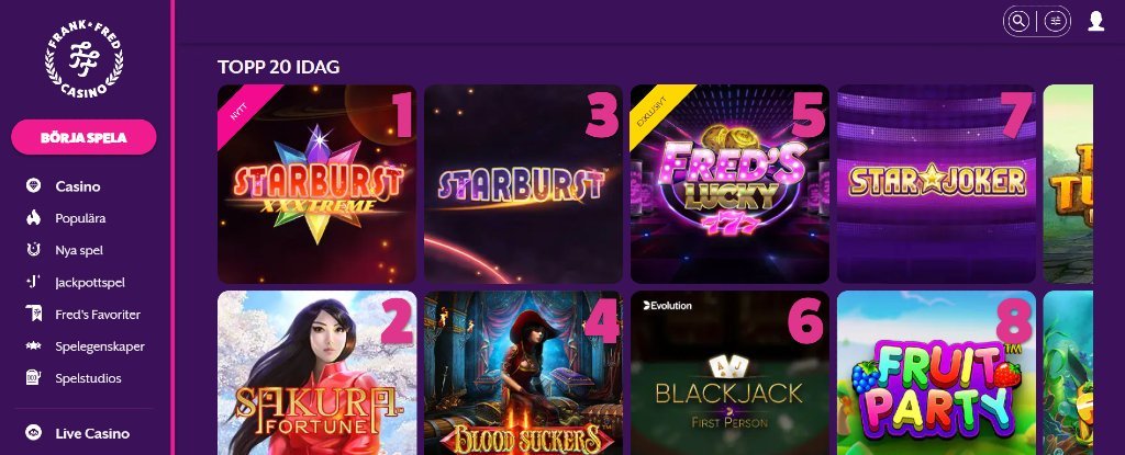 frank and fred casino review