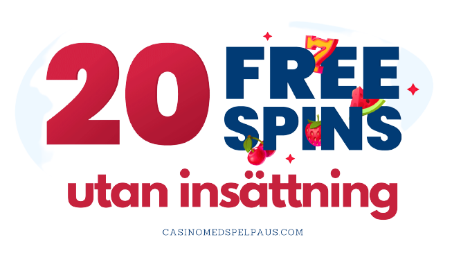 20 free spins utan insättning