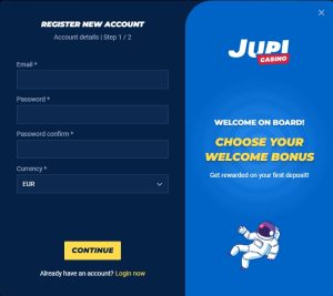 Jupi casino login