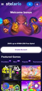 Stelario mobile casino