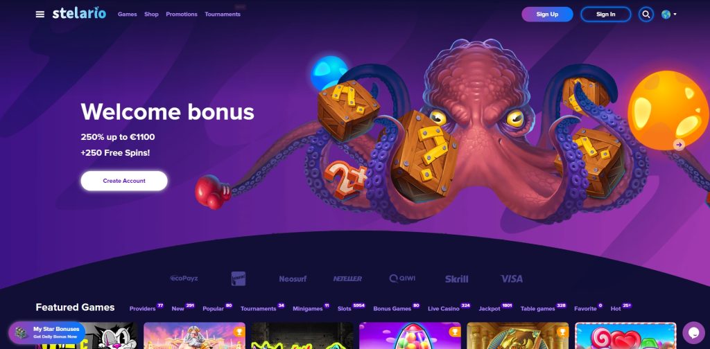 Stelario Online Casino